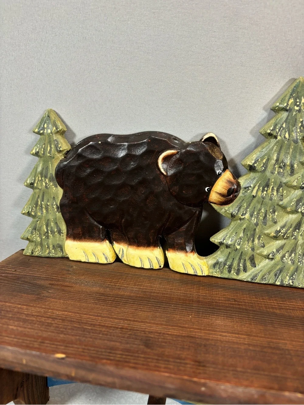Home Interiors Woodland Wall Shelf with Hooks
